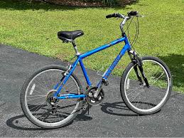 Blue road bike